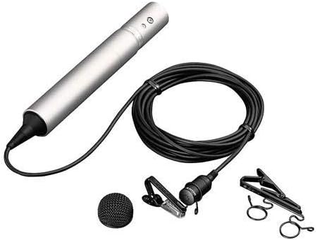Alquiler microfono negro valencia Sony ECM55B Electret Condensador Lavalier